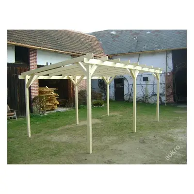 Pergola 3 X 4 M Hranol 75 X 75 Cm