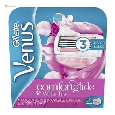 4 Gillette Venus Spa White Tea Comfortglide 100% Original