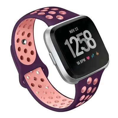 Náramek Fitbit Versa/fitbit velký fialový/růžový