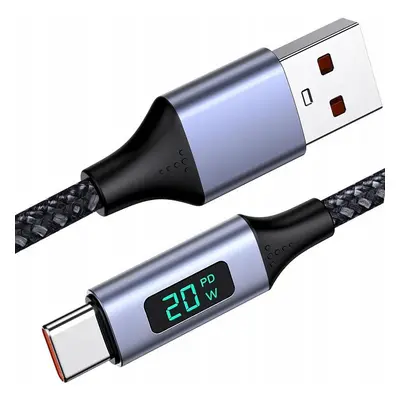 Posíleny nabíjecí datový kabe konektory Usb - Usb 3.1 typ C 1m kb49