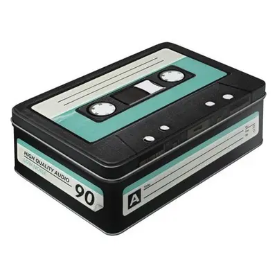 Nostalgic Art Plechová Dóza Plochá 25L Retro Cassette Kazeta Vzpomínk