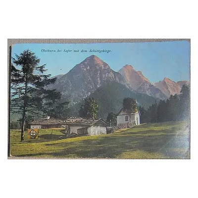 Rakousko - Obsthurn bei Lofer mit dem Schüttgebirge (MF 1932)