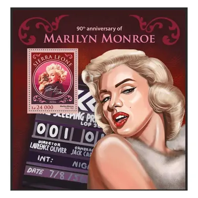 Sierra Leone 2016 Marilyn Monroe Mi Block 921 Kat 11 R220