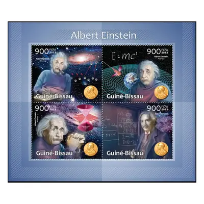 Guinea-bissau 2013 Albert Einstein Mi 6492-95 Kat 14 R071