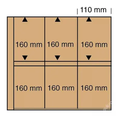 List na pohlednice Maxi - do rozměru 160 x 110 mm