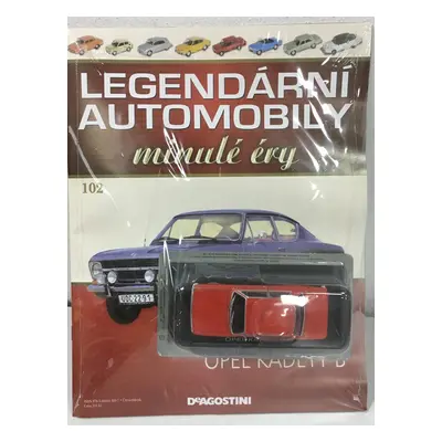 časopis Legendární automobily minulé éry č.102 Opel Kadett B 1/43 Dea