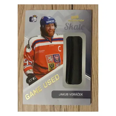 Jakub Voracek - Mk 18/19 Game Used Memorabilia Skate - Promo