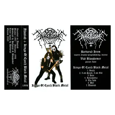 Nhaavah (Cz) - Kings od Czech Black Metal demo &apos;98 Maniac Butcher