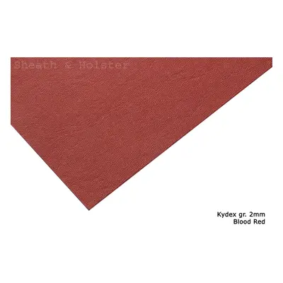 Kydex Blood Red - 200x300mm - tl. 2mm