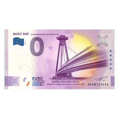 0 euro bankovka Eeab 2013-8 Most Snp