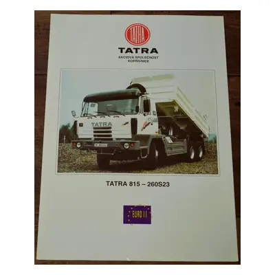 Tatra T815 - 260 S23 - Dobový Prospekt Formát A4 Česky