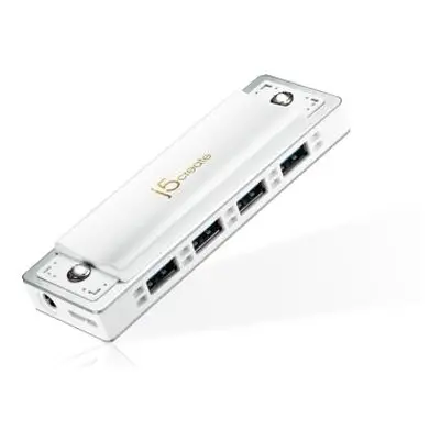 J5CREATE JUH345WE USB3.0 Harmonica Hub (White edition)