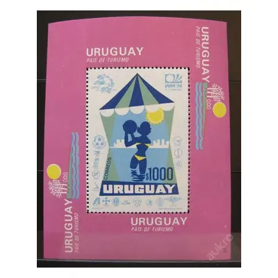 Uruguay 1974 Turistika Mi Block 20 40 0074