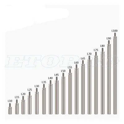 Nástavce na Indikační hodinky od 10 do 100 mm se závitem M25 .