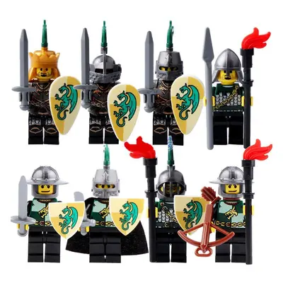 8 figurek rytíři Castle r51