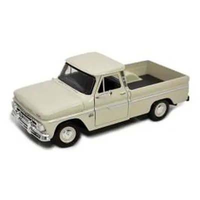 Motor Max 1/24 Chevrolet C10 Fleetside Pickup 1966 Krémový