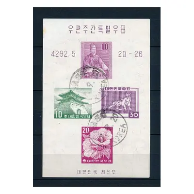 Korea Jižní o/1959 Mi. Block 133 /B4/