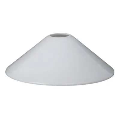 Stínidlo 4311A sklo bílá lesklá průměr 25/42 cm E27 na lampu