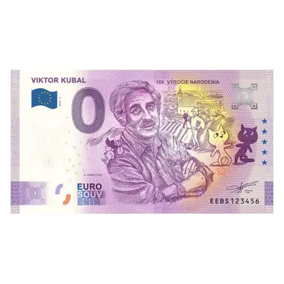 0 euro bankovka Eebs 2023-7 Viktor Kubal