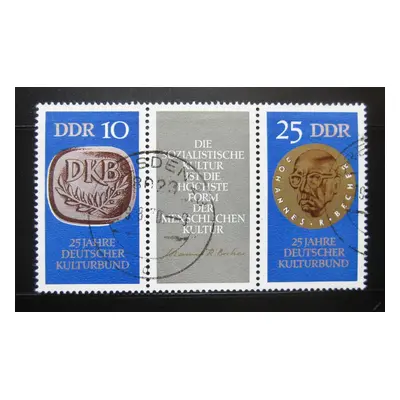 Ddr 1970 Kulturní spolek Mi 1592-93 Kat 20 0970