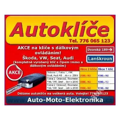 Autoklíče Lanškroun - výroba