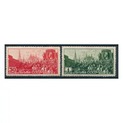 Sssr 1947 /Mi. 1117-8 komplet Moskva Stalin /L14/