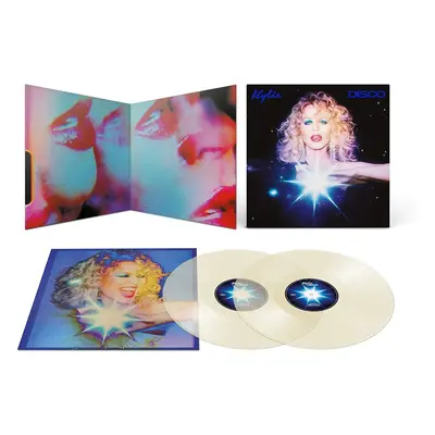 Kylie Minogue Disco Britský limitovaný Fluorescentní Svítící vinyl 2LP