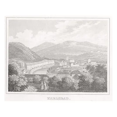 Karlovy Vary Kleine Universum oceloryt (1840)