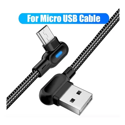 Datový Led kabel Micro Usb 1M nylon