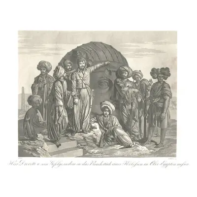 Egypt Kolos Drovetti Döbler akvatinta 1819