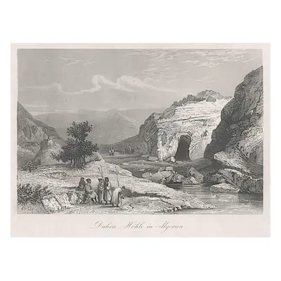 Dahra Alžír Medau oceloryt (1850)