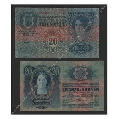 Čsr - 20 koruna 1913 - série 2321 /BC.728