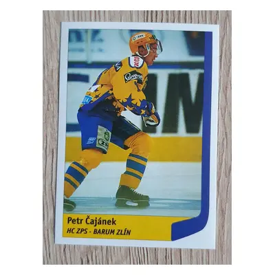 Petr Cajanek - Ds 1997/98 Cesky Hokej Samolepka - Hc Zps Barum Zlin