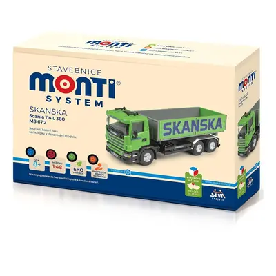 Vista Monti System 1/48 Scania 114 L380 Skanska Zelená