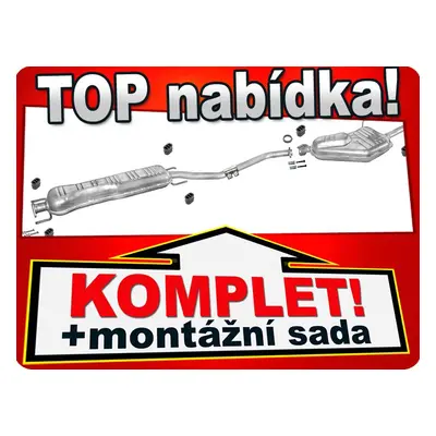 Výfuk Opel Vectra B 1.8 2.0 2.2 356