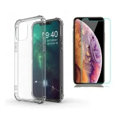 Zesílený protinárazový zadní kryt tvrzené sklo pro iPhone 11 Pro