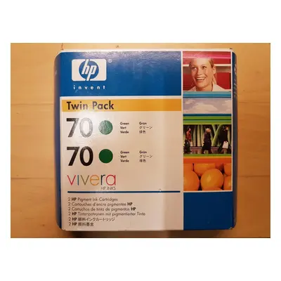 Hp 70 Green / zelená /Twin Pack 2x Inkoust / Náplň / Barva / Cratridge