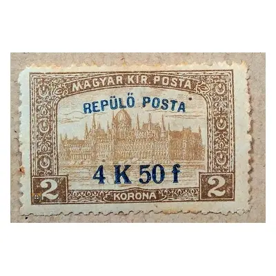 1918 Maďarsko Mi.211 4.50Kr/2Kr /