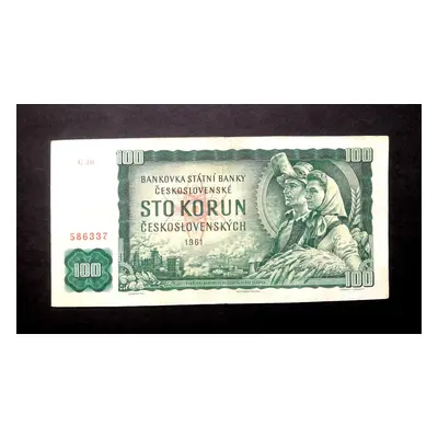 100 korun 1961vzacna serie C 30