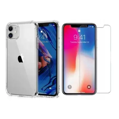 Zesílený protinárazový zadní kryt tvrzené sklo pro iPhone 12 mini