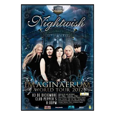 Nightwish - dekorační kovová cedule Imaginareum