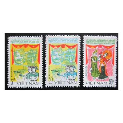 Vietnam 1984 Přátelství s Kambodžou Mi 1488-90 Kat 10 1351