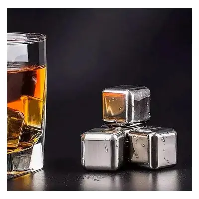 Metal Ice Cubes - Led ledové kovové kostky do nápojů