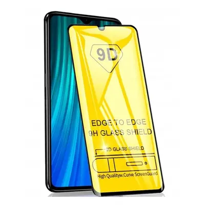 Ochranné sklo 5D na celý displej černý rámeček pro Xiaomi Redmi Note 7