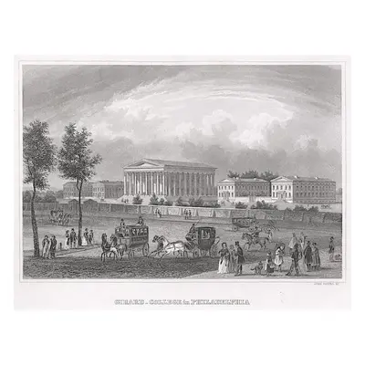 Philadelphia Girard College Meyer oceloryt 1850