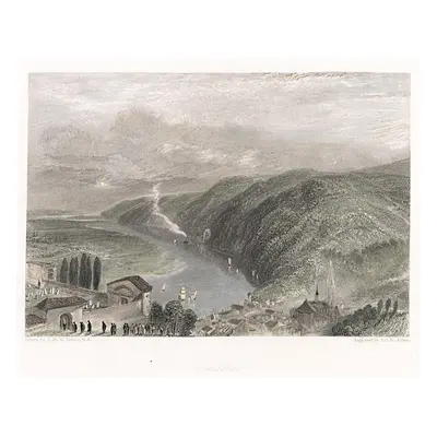 Caudebec-en-caux kolor. oceloryt 1850