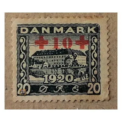 1921 Dänemark Mi.117 20ø /