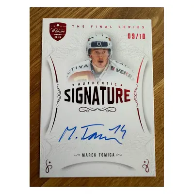 2020-21 Ofs The Final Series Tfs-mt Marek Tomica 9/10 Auto