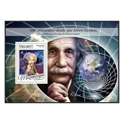 Mosambik 2016 Albert Einstein Mi Block 1176 Kat 20 R210