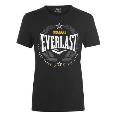 Pánské černé tričko Everlast velikost Xxxxl (4XL)